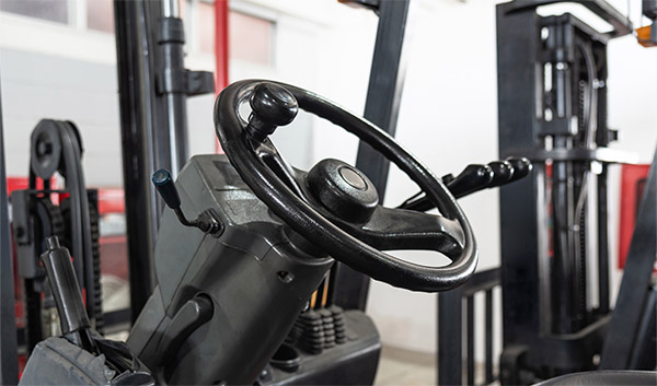 forklift steering wheel